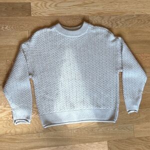Knit crew neck sweater